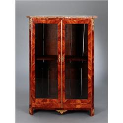 A Louis XVI gilt mounted jacaranda DISPLAY, A Louis XVI gilt mounted jacaranda DISPLAY CABINET,...