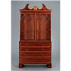 Image 1 : An English George III brass mounted mahogany and, An English George III brass mounted mahogany...