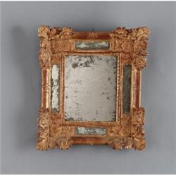 A Central European Louis XIV giltwood MIRROR, 41, A Central European Louis XIV giltwood MIRROR,...