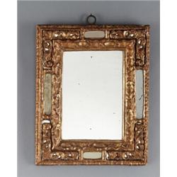 A Central European LOUIS XIV giltwood MIRROR, 52, A Central European LOUIS XIV giltwood MIRROR,...