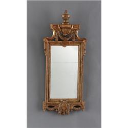 A Swedish late 18th century giltwood MIRROR,, A Swedish late 18th century giltwood MIRROR, Stoc...