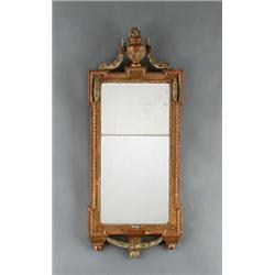 A Swedish late 18th century giltwood MIRROR,, A Swedish late 18th century giltwood MIRROR, Stoc...