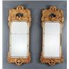 Image 1 : A pair of similar rococo giltwood MIRRORS,, A pair of similar rococo giltwood MIRRORS, Stockhol...