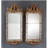 Image 1 : A pair of Swedish rococo cut giltwood MIRRORS,, A pair of Swedish rococo cut giltwood MIRRORS,...