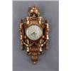 Image 1 : A Swedish late 18th century giltwood CARTEL, A Swedish late 18th century giltwood CARTEL CLOCK,...