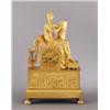 Image 1 : A French empire ormolu MANTEL CLOCK, striking, A French empire ormolu MANTEL CLOCK, striking mo...