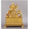 Image 1 : A French empire ormolu MANTEL CLOCK, dial signed, A French empire ormolu MANTEL CLOCK, dial sig...