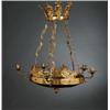 Image 1 : A Swedish early 19th century gilt and patinated, A Swedish early 19th century gilt and patinate...
