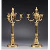 Image 1 : A pair of French late empire partly gilt and, A pair of French late empire partly gilt and pati...