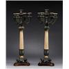 Image 1 : A pair of late empire partly gilt and patinated, A pair of late empire partly gilt and patinate...