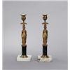 Image 1 : A pair of Swedish late 18th century partly gilt, A pair of Swedish late 18th century partly gil...