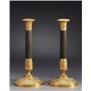 Image 1 : A pair of French empire partly gilt and patinated, A pair of French empire partly gilt and pati...
