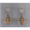 Image 1 : A pair of Louis XVI ormolu three-light BRAS DE, A pair of Louis XVI ormolu three-light BRAS DE...