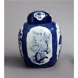 A JAR and COVER, Kangxi (1662-1722), porcelain,, A JAR and COVER, Kangxi (1662-1722), porcelain...