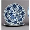 Image 1 : A PAIR OF KANGXI UNDERGLAZE BLUE PLATES,, A PAIR OF KANGXI UNDERGLAZE BLUE PLATES, porcelain, d...