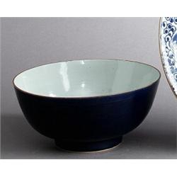 A KANGXI MAZARIN BLUE BOWL, porcelain, diameter, A KANGXI MAZARIN BLUE BOWL, porcelain, diamete...