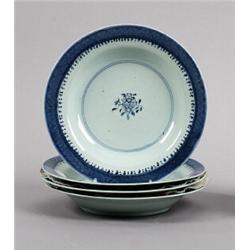 A part dinner service of eightytwo PLATES, Kangxi, A part dinner service of eightytwo PLATES, K...