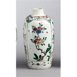 A KANGXI FAMILLE VERTE BOTTLE, porcelain, height, A KANGXI FAMILLE VERTE BOTTLE, porcelain, hei...