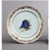 Image 1 : A QIANLONG ARMORIAL PLATE, porcelain, with arms, A QIANLONG ARMORIAL PLATE, porcelain, with arm...