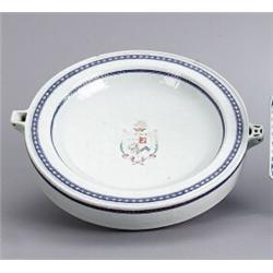 A HOT WATER PLATE, Jiaqing (1796-1820),, A HOT WATER PLATE, Jiaqing (1796-1820), porcelain, dec...