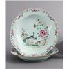 Image 1 : A PAIR OF QIANLONG FAMILLE ROSE PLATES,, A PAIR OF QIANLONG FAMILLE ROSE PLATES, porcelain, wit...