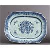 Image 1 : A QIANLONG UNDERGLAZE BLUE MEAT PLATTER,, A QIANLONG UNDERGLAZE BLUE MEAT PLATTER, porcelain, l...