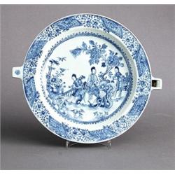 A HOT WATER PLATE, Qianlong (1736-95), porcelain,, A HOT WATER PLATE, Qianlong (1736-95), porce...