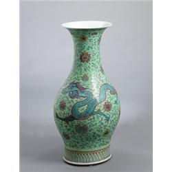 A large VASE, Guangxu (1875-1908), porcelain,, A large VASE, Guangxu (1875-1908), porcelain, fa...