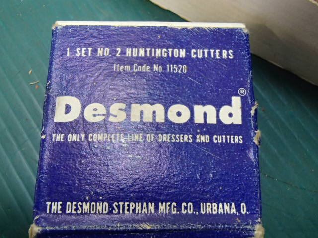 Huntington Desmond 2 Grinding Wheel Dresser Cutters