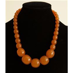 Antique Natural Butterscotch Egg Yolk Baltic Amber Bead