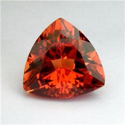 Orange Padparadscha Sapphire Trillion Cut 2.09 Carats