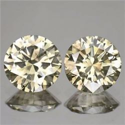 Natural Champagne Diamond Matching Pair 0.75 cts