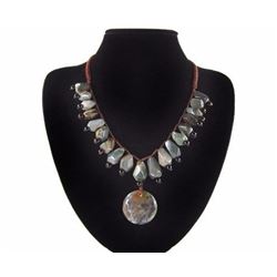 Natural Green Opal hand Made Necklace