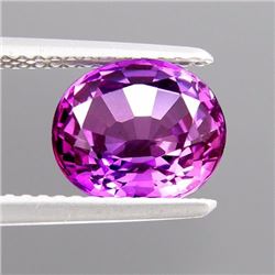 Oval Purple Sapphire 3.04 carats - VVS