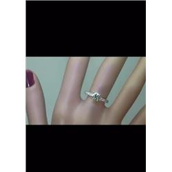Natural Diamond 1.03 Cts - D/VS Gold Ring