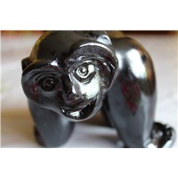 Hand Carved Inuit Monkey