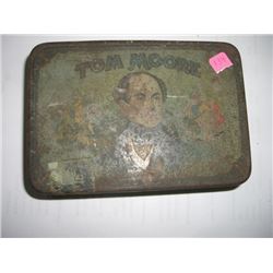 VERY OLD *RARE-HARD TO FIND* VINTAGE *TOM MOORE CIGARS* METAL BOX-BOOK VALUE $80.00!! ITEM CAME OUT