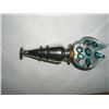 Image 1 : RARE VERY OLD VINTAGE WINE/WHISKEY BOTTLE STOPPER WITH HAND BLOWN ART GLASS TOPPER!! BOTTLE STOPPER