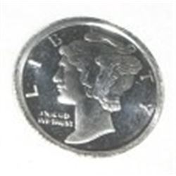 SILVER MERCURY HEAD DIME 1/10oz .999 FINE SILVER *MS HIGH GRADE*!! MERCURY HEAD CAME OUT OF SAFE BOX