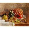 Image 1 : ESTHER KJERNER 1873-1952 Stilleben med, ESTHER KJERNER 1873-1952 Stilleben med frukter Signerad...