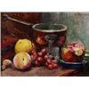 Image 1 : ESTHER KJERNER 1873-1952 Stilleben med, ESTHER KJERNER 1873-1952 Stilleben med granatäpple Sign...