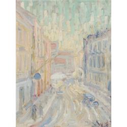 DICK BEER 1893-1938 Londonvy Signerad och, DICK BEER 1893-1938 Londonvy Signerad och daterad Di...