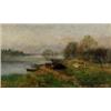 Image 1 : OLOF HERMELIN 1827-1913 Tidig vårmorgon -, OLOF HERMELIN 1827-1913 Tidig vårmorgon - strandmoti...