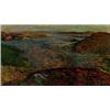 Image 1 : HELMER OSSLUND 1866-1938 Kustlandskap Daterad, HELMER OSSLUND 1866-1938 Kustlandskap Daterad a...