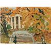 Image 1 : HELMER OSSLUND 1866-1938 Hagaparken med, HELMER OSSLUND 1866-1938 Hagaparken med Ekotemplet - t...