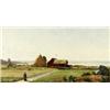 Image 1 : DIDRIK VON ESSEN 1856-1922 Sommarlandskap med, DIDRIK VON ESSEN 1856-1922 Sommarlandskap med hö...