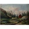 Image 1 : ERNFRIED WAHLQVIST 1818-1895 Kvinna som hämtar, ERNFRIED WAHLQVIST 1818-1895 Kvinna som hämtar...