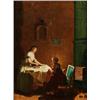 Image 1 : JOHAN ANDERS LINDER 1783-1877 Gustaviansk, JOHAN ANDERS LINDER 1783-1877 Gustaviansk interiör m...