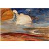 Image 1 : HELMER OSSLUND 1866-1938 Norrländskt, HELMER OSSLUND 1866-1938 Norrländskt landskap Signerad He...