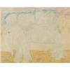 Image 1 : CARL FREDRIK, CARL FREDRIK HILL 1849-1911 Elefanter Färgkrita, 17 x 21 cm. PROVENIENS: Inköpt p...